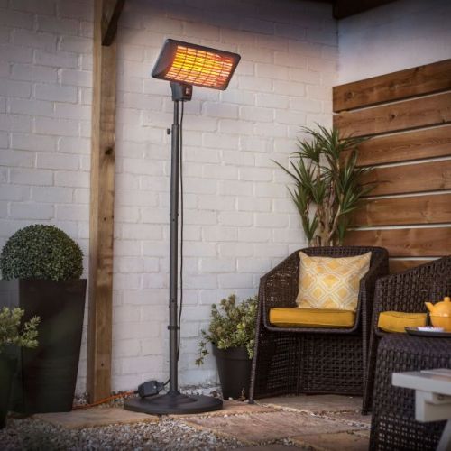 La Hacienda Standing Quartz Heater