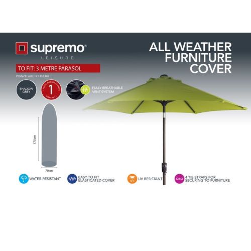 Supremo 3m Parasol Cover