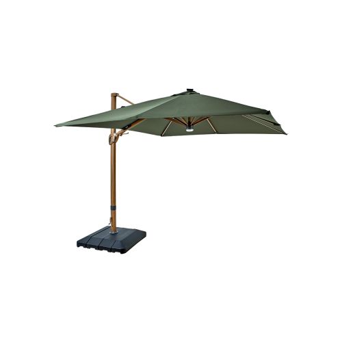 Hartman Seychelles 3m Square Cantilever Parasol with Bluetooth Speaker