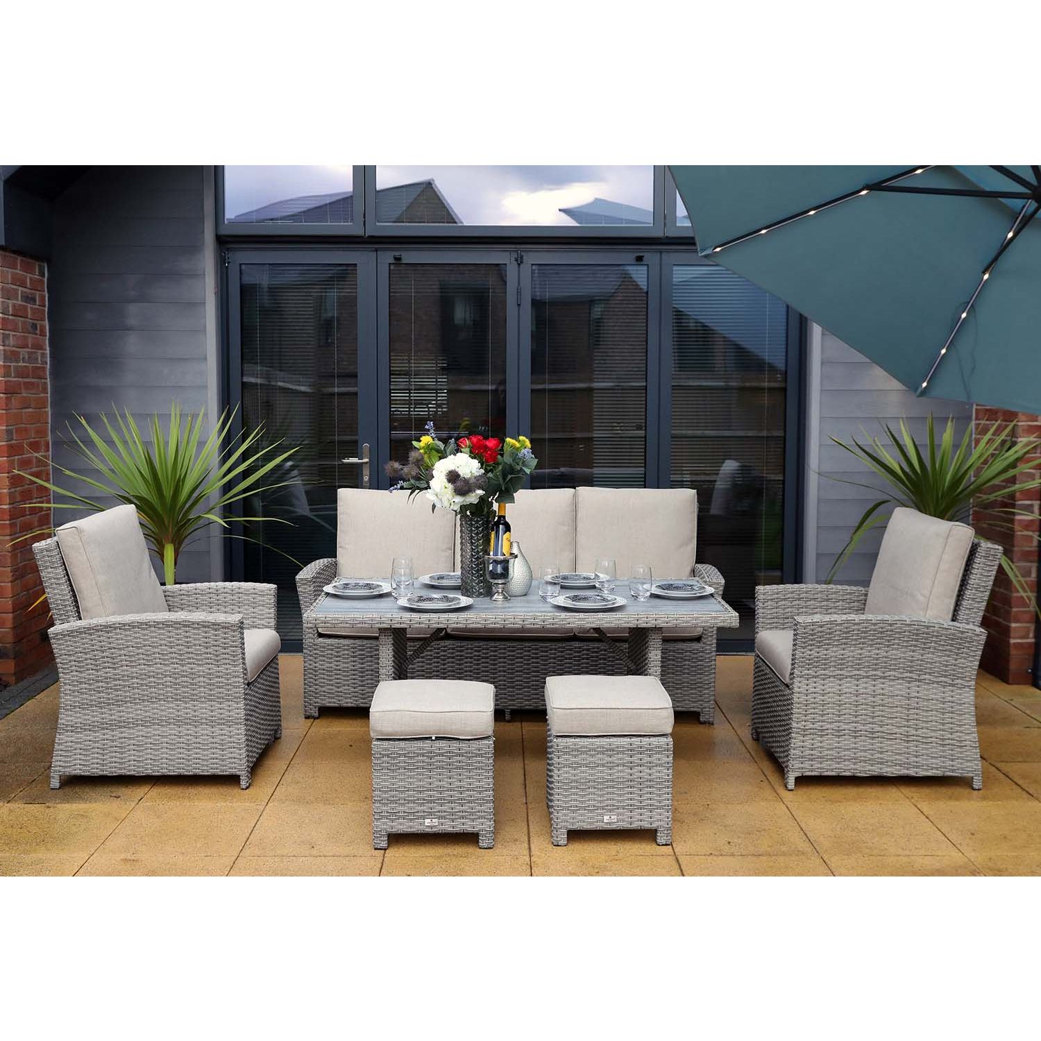 Supremo athena lounge dining deals set