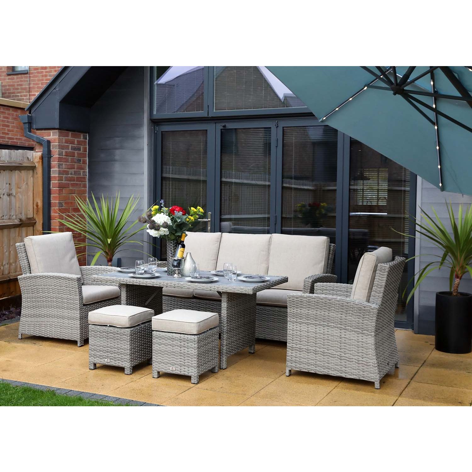 Supremo athena hot sale lounge dining set