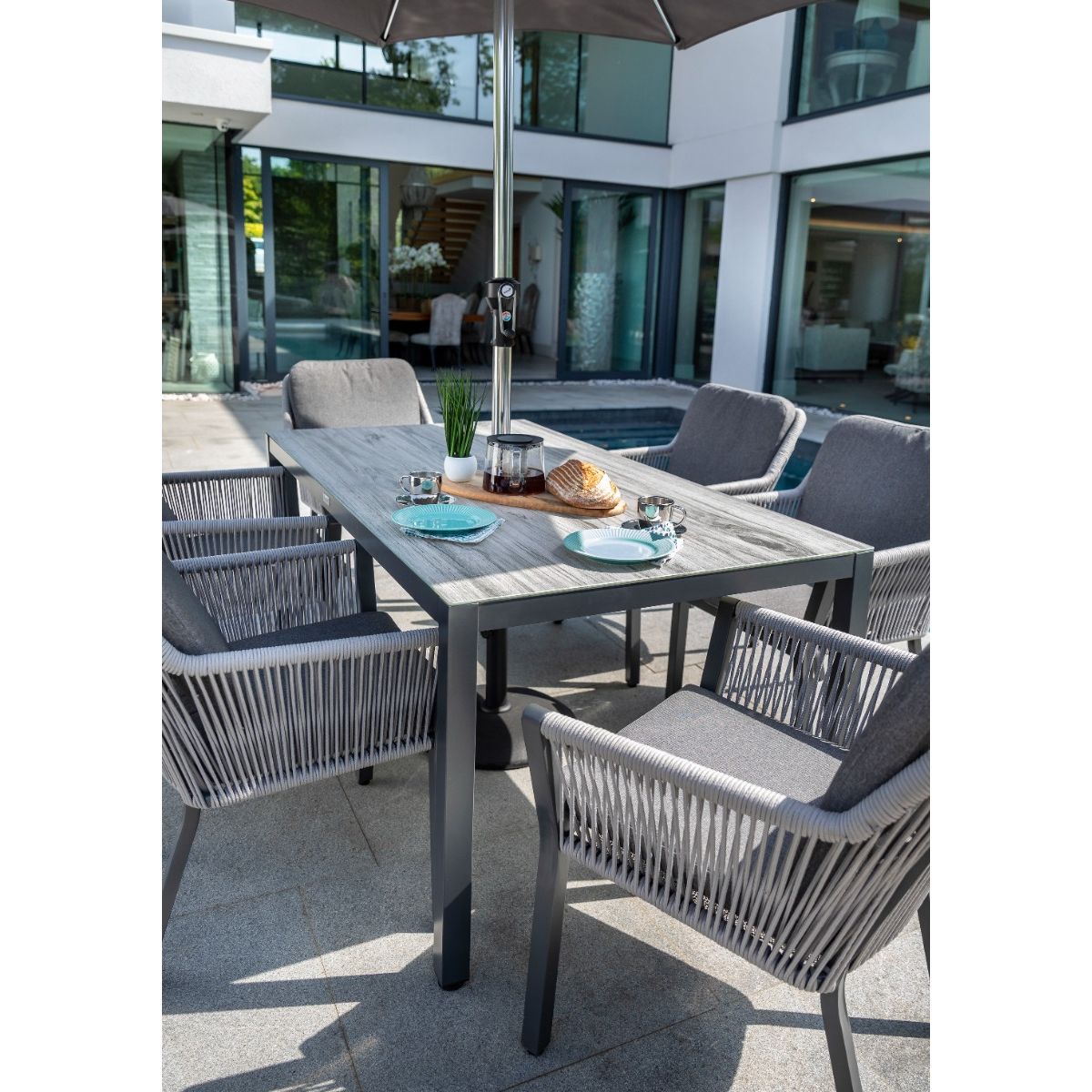 Hartman Garden Furniture Dubai Rectangle 6 Seat Dining Set