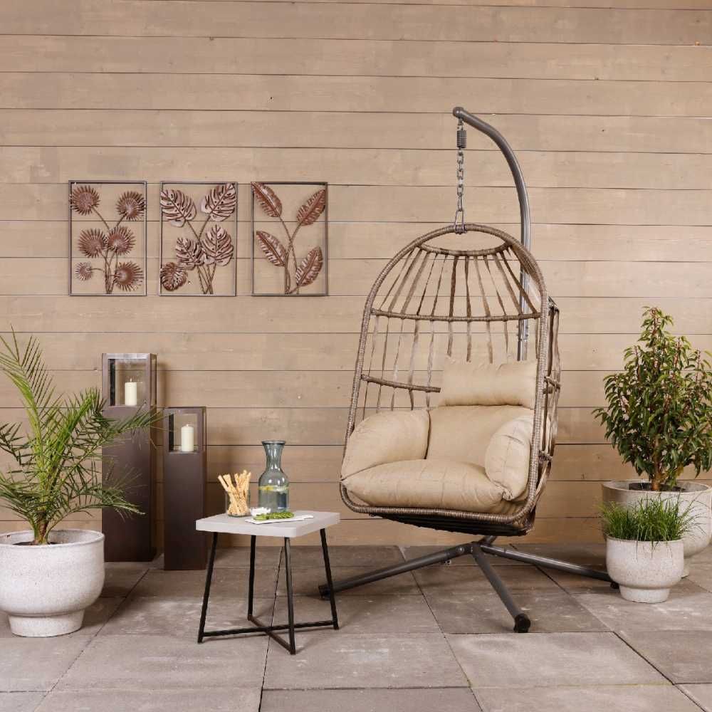 Cayman woven outlet egg patio chair
