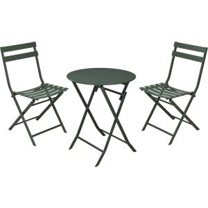 Green Metal Bistro Set