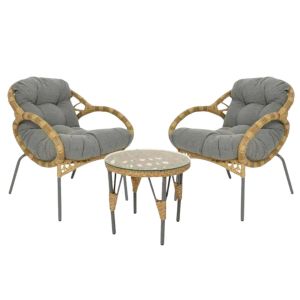 Castel 3 Piece Bistro Set